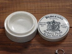 画像3: イギリス 1885年頃 イギリス（連合王国）の国章ライオンとユニコーンのアンチョビペースト陶器ポット (3)