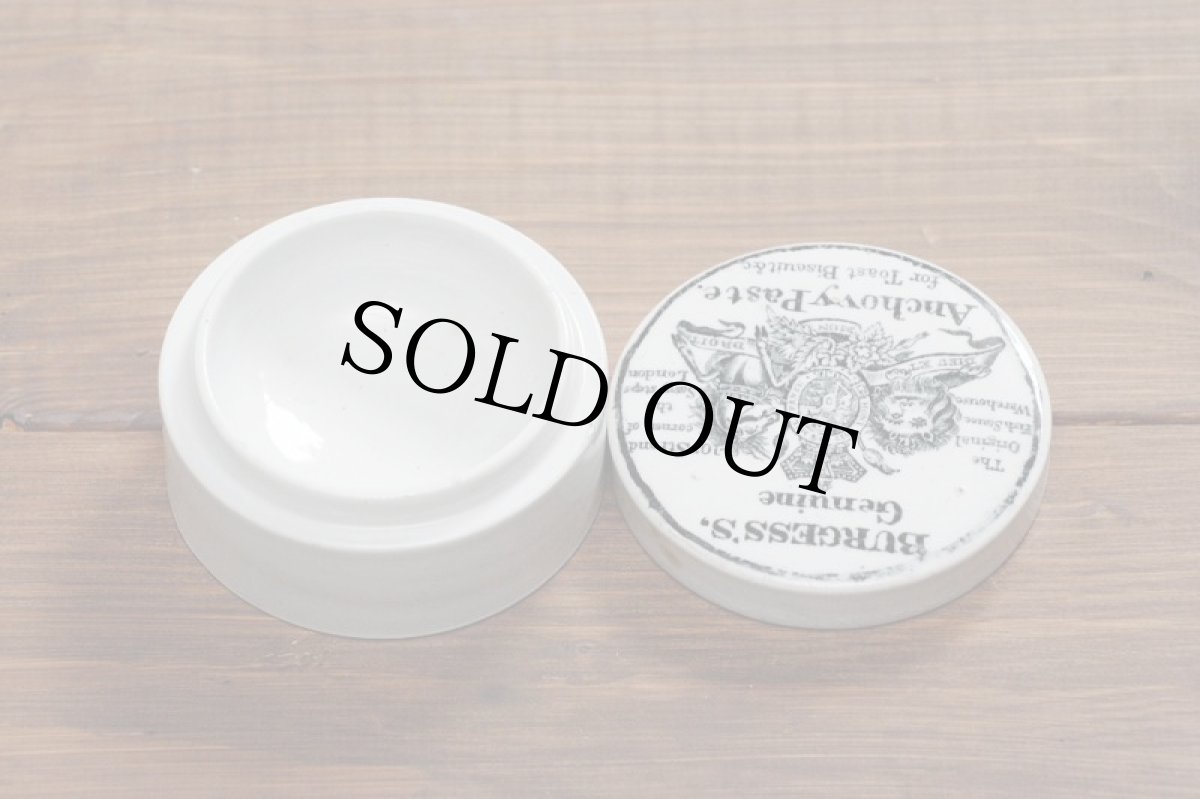 画像5: イギリス 1837-1901年頃イギリス（連合王国）の国章ライオンとユニコーンのアンチョビペースト陶器ポット (5)