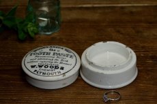 画像2: イギリス 1890年頃 W.Woods dental pot トゥースペースト陶器ポット (2)