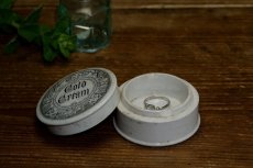 画像3: イギリス 1890年頃 アンティーク陶器 Cold Cream コールドクリーム陶器ポット（約直径6.2cm） (3)