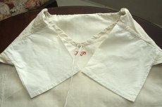 画像9: ドイツ 手縫いホームスパンアンティークジャーマンリネン スモックワンピ手刺繍JP (9)
