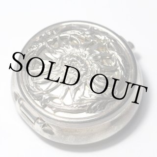 ヴィンテージ ベネチアンガラス ミルフォリオ小物入れ 置物 ベネチアンガラスミルフィオリのピルケースとリールキーホルダー