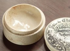 画像4: イギリス 1890-1900s ヴィクトリアン S Maw Son & Thompson London AMBROSIAL Shaving Cream アンティーク 陶器シ ェービング ポット (4)