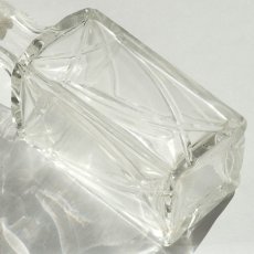 画像3: イギリス アンティーク ガラスボトル ガラスストッパー付き (約高さ15.7cm) (3)