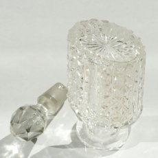 画像8: イギリス アンティーク ガラスボトル ガラスストッパー付き (約高さ13.8cm) (8)