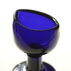 画像4: イギリス 1960sアンティークガラス アイカップ MADE IN ENGLAND コバルトブルー (4)