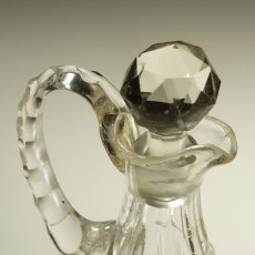 画像8: イギリス 1950年代 ミントソース アンティークガラスボトル (8)