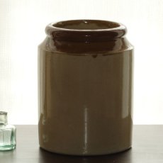 画像4: イギリス 大きな アンティーク 陶器ボトル (約 高さ19.5cm) (4)