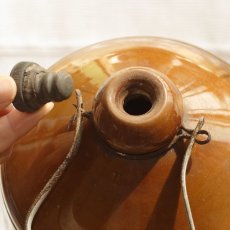 画像11: イギリス 大きなジンジャービアボトル CAMWAL アンティーク 陶器(約 高さ33cm) (11)