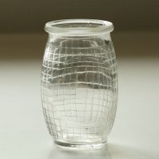 画像1: イギリス アンティークガラス 樽型保存瓶  (1)