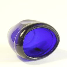 画像4: イギリス 1950s アンティークガラス アイカップ コバルトブルー (4)