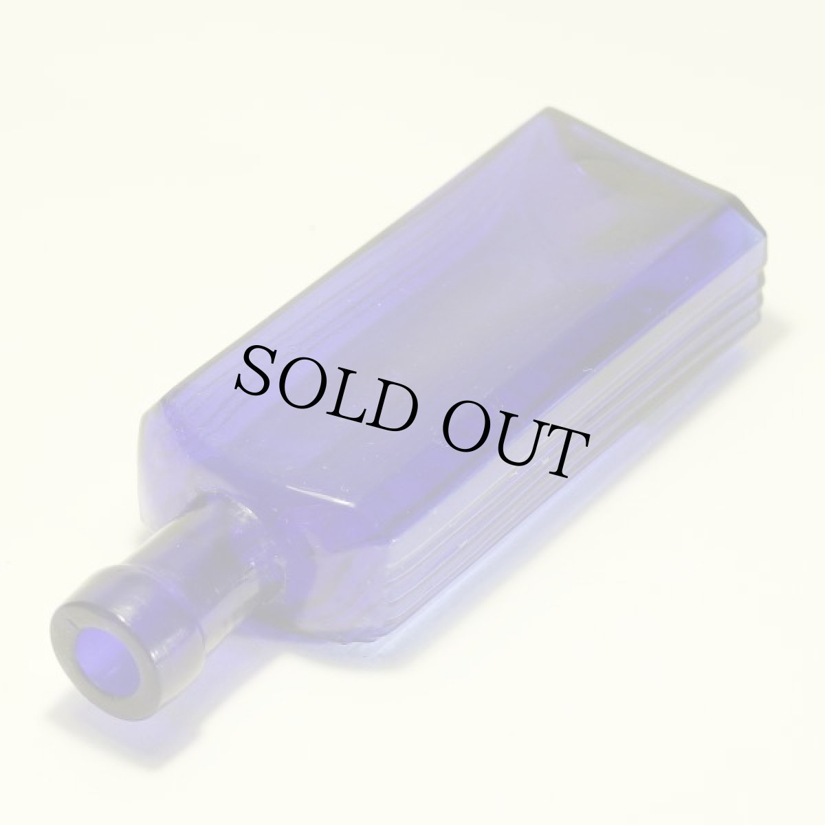 画像6: イギリス 古い瓶 ポイズンガラスボトル コバルトブルー（約高さ11.5cm） (6)