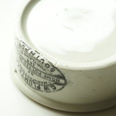 画像6: イギリス 1920年代 G・W・PLUMTREE社のミート ロゴ入り陶器ジャー (6)