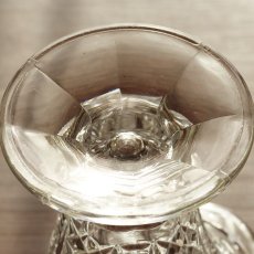 画像10: イギリス 1960年代  花瓶 クリスタルガラス フラワーベース (10)