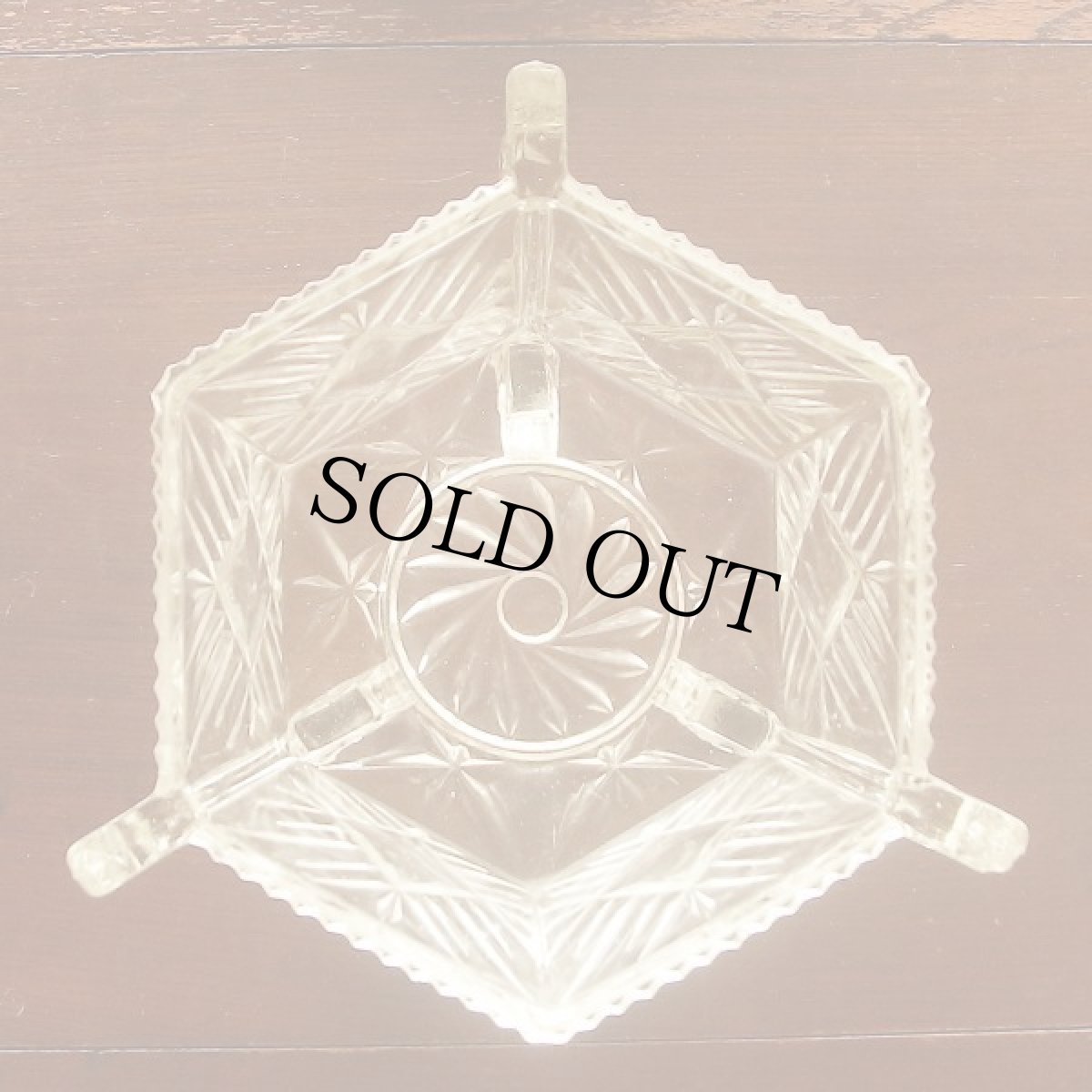 画像9: イギリス アンティーク ガラスボウル 直径約21.5cm (9)