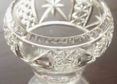 画像4: イギリス 1960年代  花瓶 クリスタルガラス フラワーベース (4)