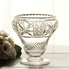 画像1: イギリス 1960年代  花瓶 クリスタルガラス フラワーベース (1)