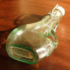 画像5: イギリス 締め栓ストッパー付き古いガラス瓶 ハンドル (高さ約17.0cm) (5)