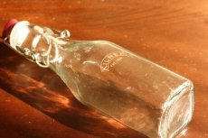 画像5: イギリス 締め栓ストッパー付き古いガラス瓶 KILNER (高さ約20.0cm) (5)