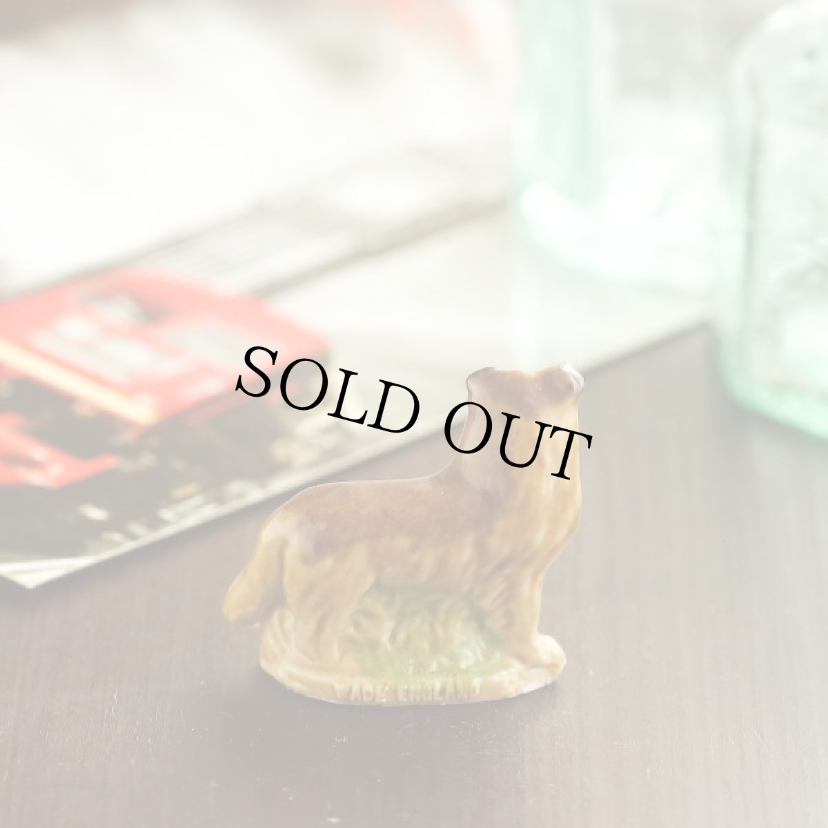 画像2: 英国WADE社 1975年 Light Blue Box ENGLISH Whimsies コリー犬 ウェードウィムズィーズ (2)