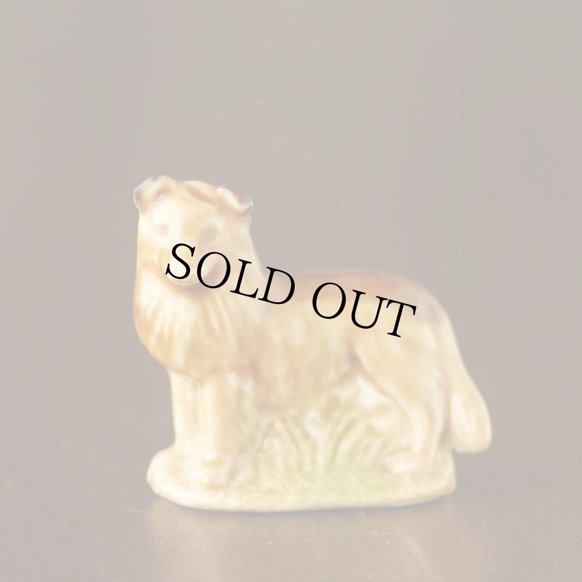 画像3: 英国WADE社 1975年 Light Blue Box ENGLISH Whimsies コリー犬 ウェードウィムズィーズ (3)