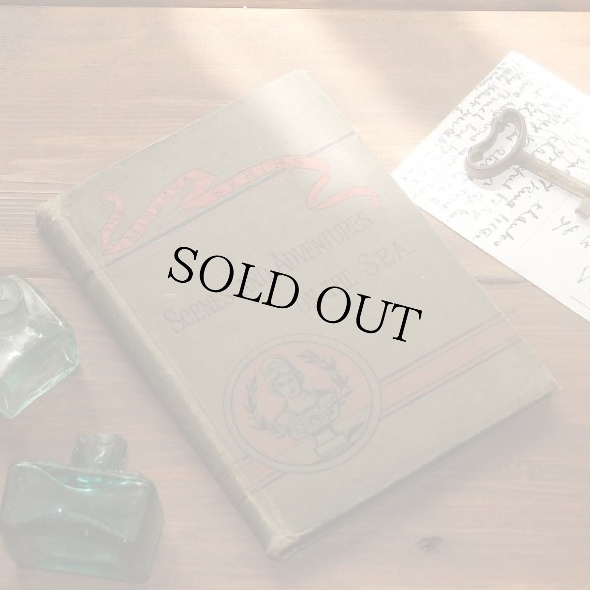 画像2: イギリス アンティーク本 SCENES AND ADVENTURES ON THE SEA (2)