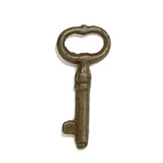 画像1: イギリス アンティークキー 小さな小さな鍵 ミニミニ 約2.7cm (1)