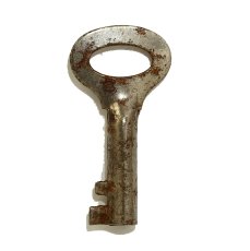 画像1: イギリス アンティークキー 小さな小さな鍵 ミニミニ 約3.0cm (1)