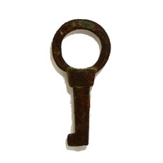 画像1: イギリス アンティークキー 小さな小さな鍵 ミニミニ 約3.1cm (1)