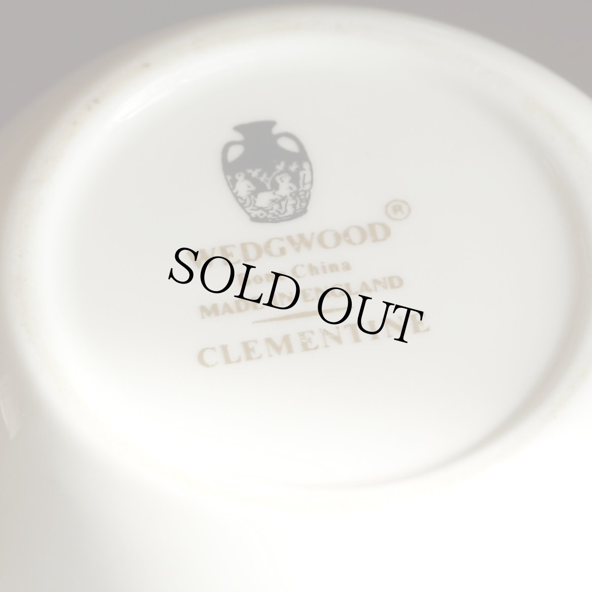 画像10: イギリス 1970-80s ウェッジウッド WEDGWOOD クレメンタイン ぽってり可愛い一輪挿しの花瓶フラワーベース (10)