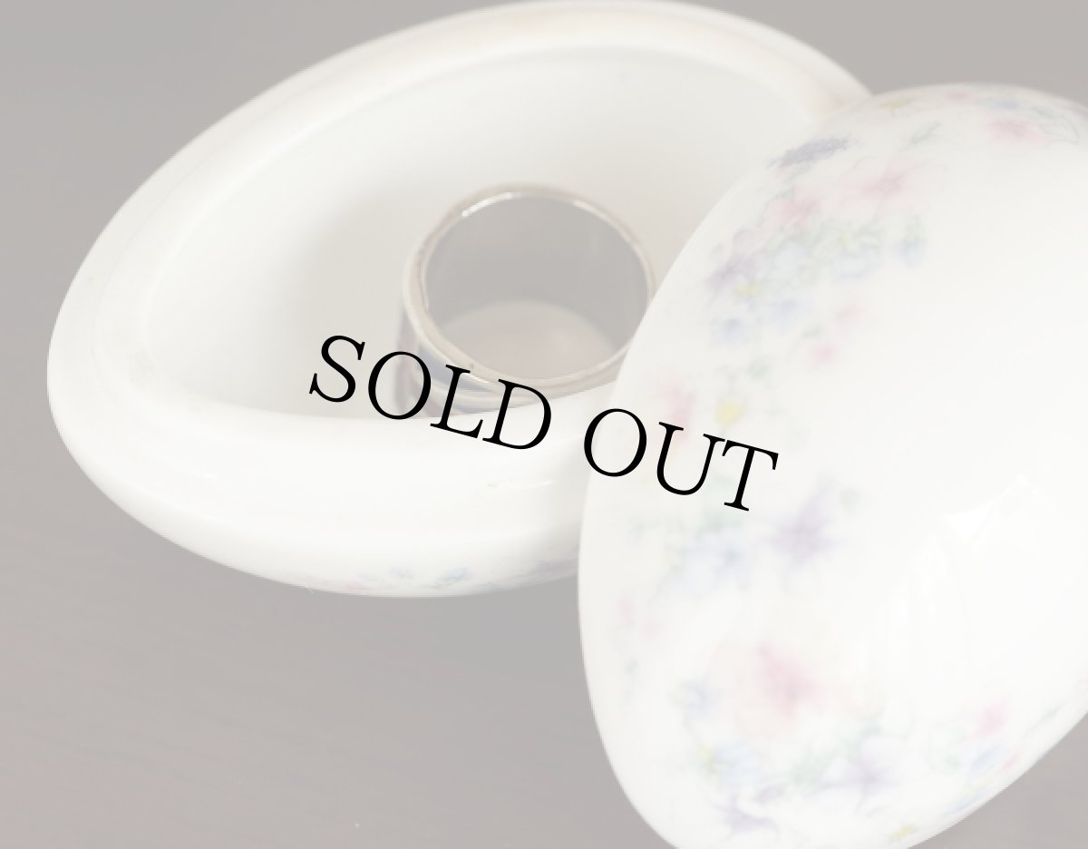 画像14: イギリス 1980s ウェッジウッド エンジェラ エッグ型 トリンケットボックス (14)