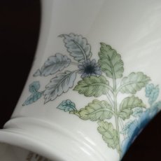 画像3: イギリス 1970-80s ウェッジウッド WEDGWOOD クレメンタイン 口広ポージー花瓶フラワーベース (3)