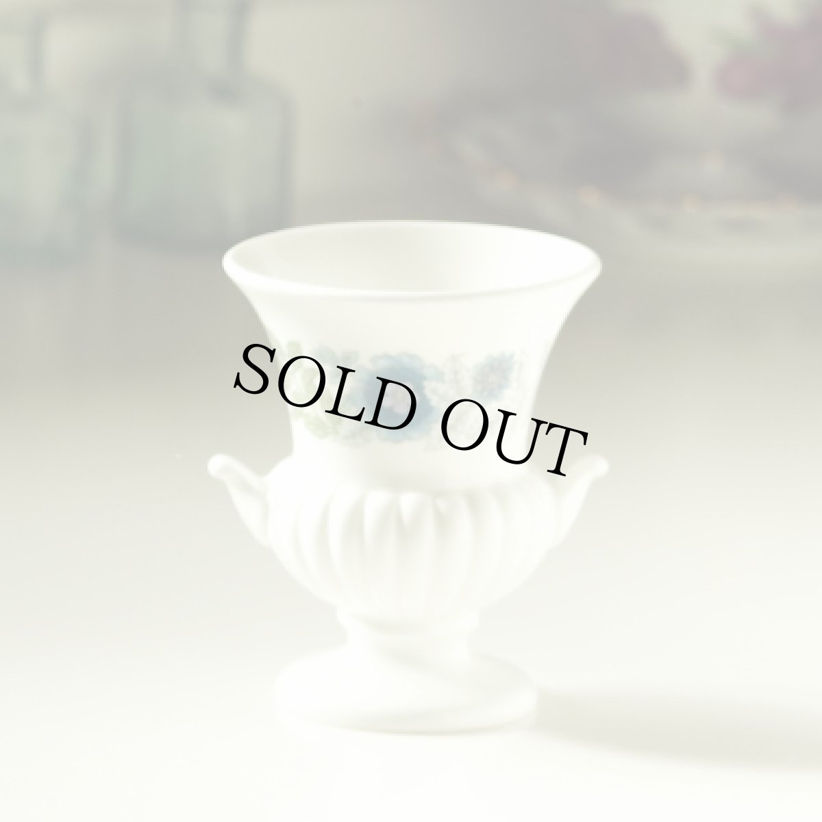 画像8: イギリス 1970-80s ウェッジウッド WEDGWOOD クレメンタイン URNスタイルの花瓶フラワーベース (8)