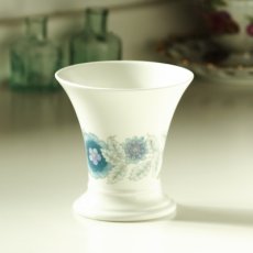 画像8: イギリス 1970-80s ウェッジウッド WEDGWOOD クレメンタイン 口広ポージー花瓶フラワーベース (8)