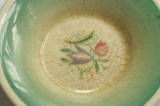 画像17: 〈アウトレット〉イギリス スージークーパー 1935年 ドレスデンスプレイ コーヒーカップ＆ソーサー グリーン (17)