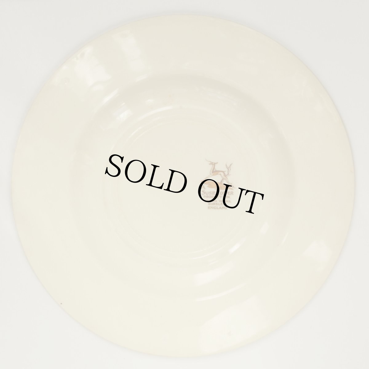 画像3: (在庫0/4)イギリス スージークーパー 1935年 スォンジースプレー フローラル ピンク ティーサイドプレート 中皿 17.5cm (3)