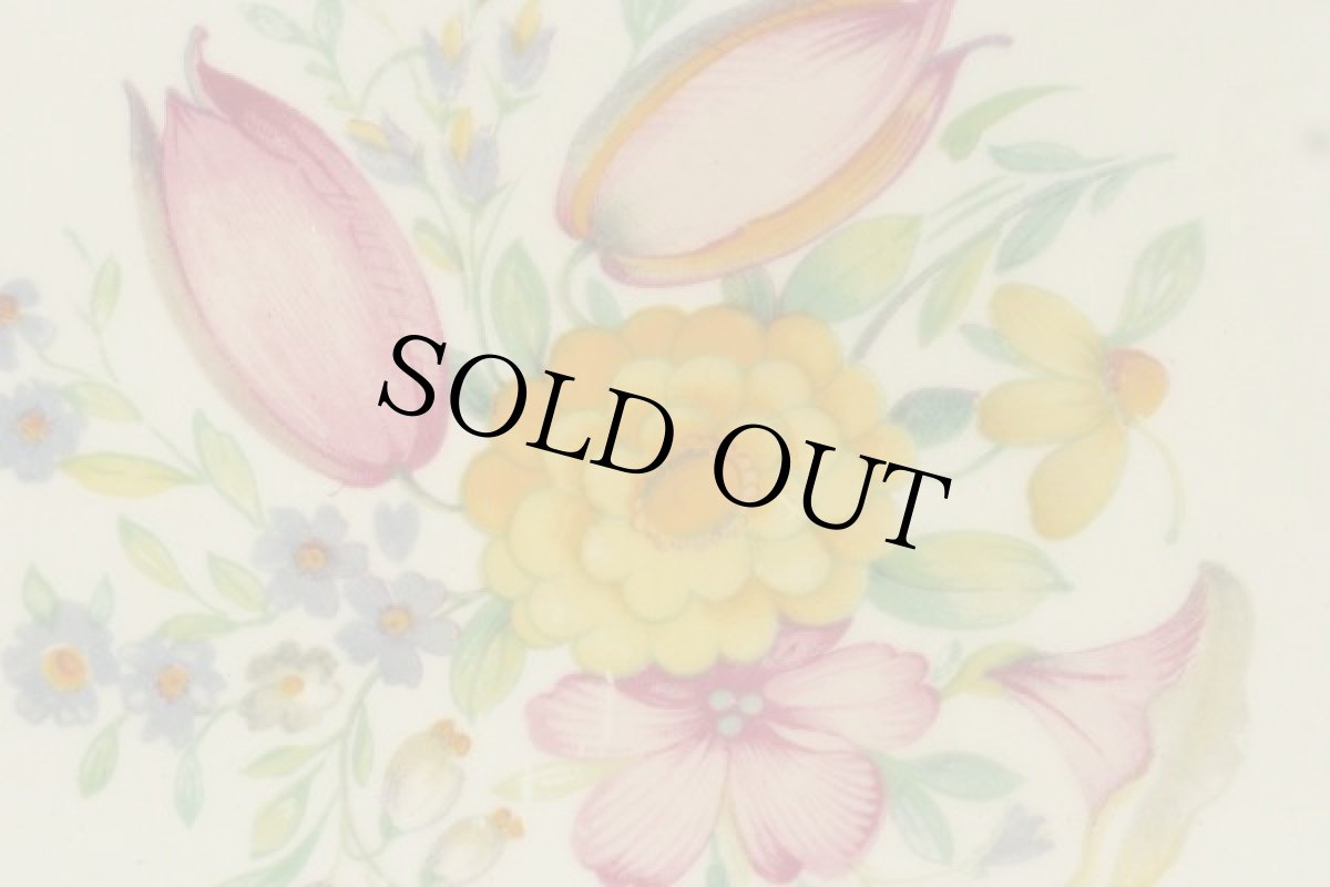 画像3: イギリス スージークーパー 1936年 プランタン サラダ/ブレックファーストプレート 22.8cm (3)