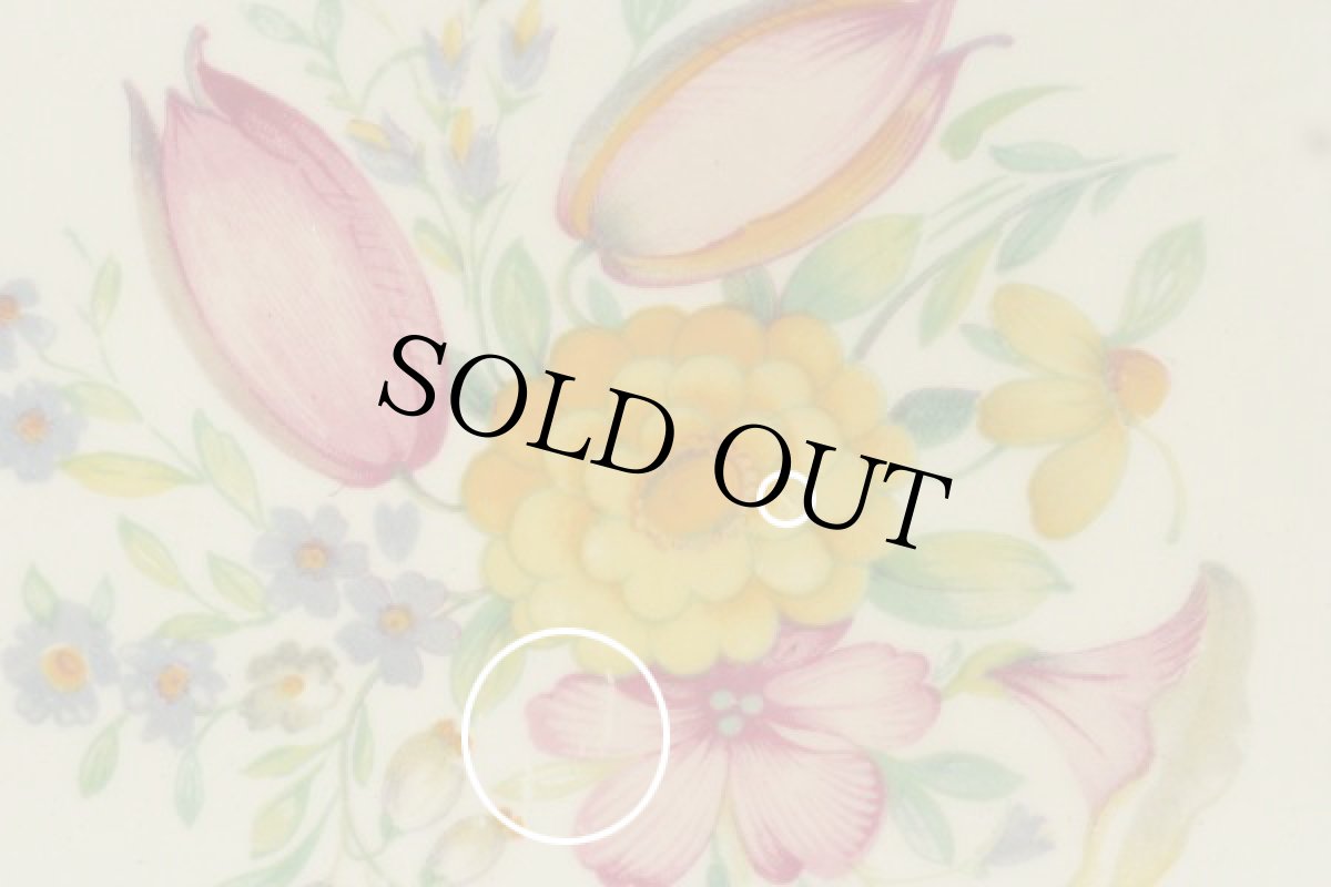 画像12: イギリス スージークーパー 1936年 プランタン サラダ/ブレックファーストプレート 22.8cm (12)