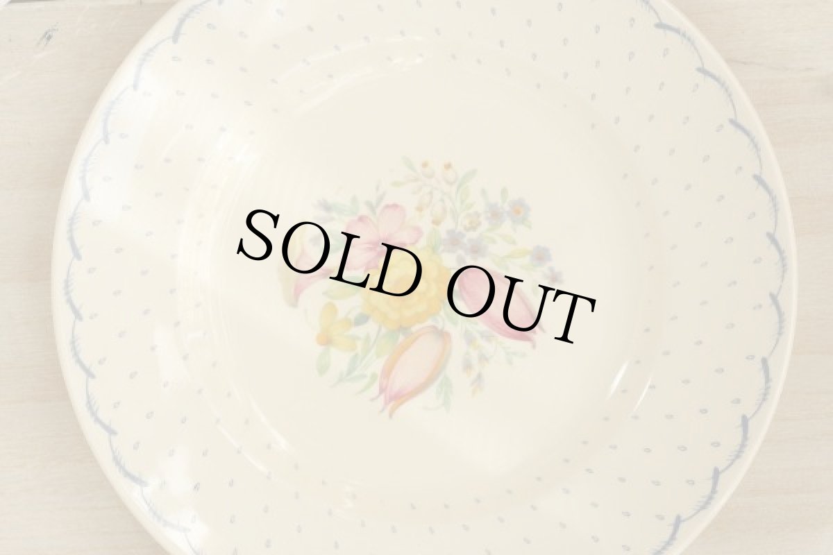 画像8: イギリス スージークーパー 1936年 プランタン サラダ/ブレックファーストプレート 22.8cm (8)