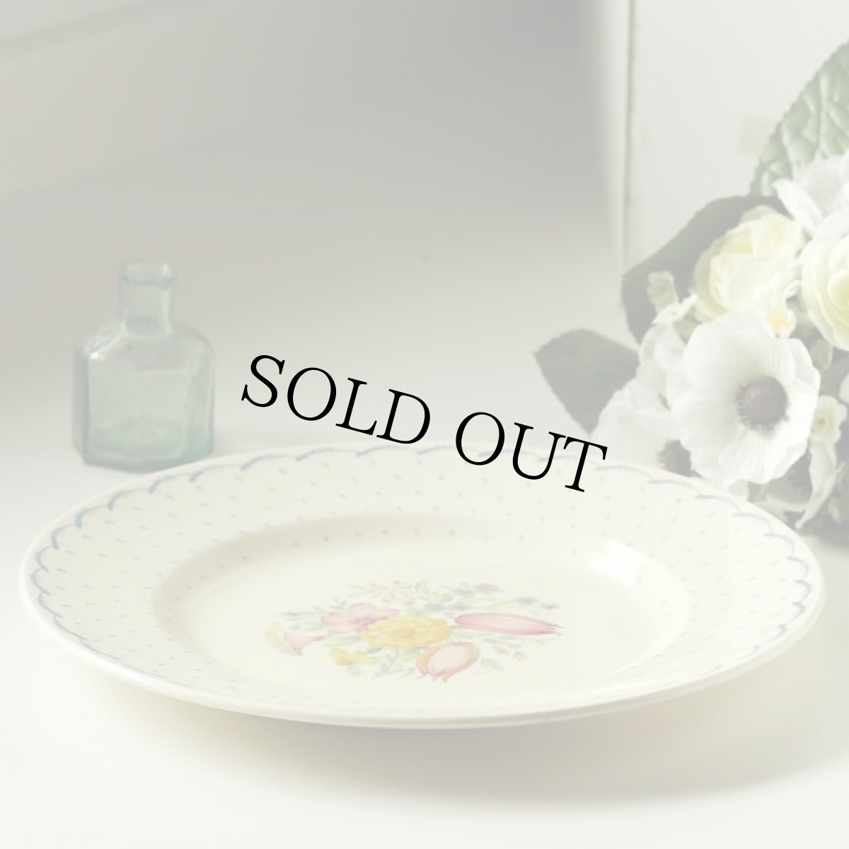 画像2: イギリス スージークーパー 1936年 プランタン サラダ/ブレックファーストプレート 22.8cm (2)