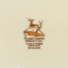 画像7: イギリス スージークーパー 1936年 プランタン サラダ/ブレックファーストプレート 22.8cm (7)