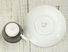 画像8: イギリス スージークーパー 1960-79年 ブラックの可愛いデミタスカップ＆ソーサー (8)