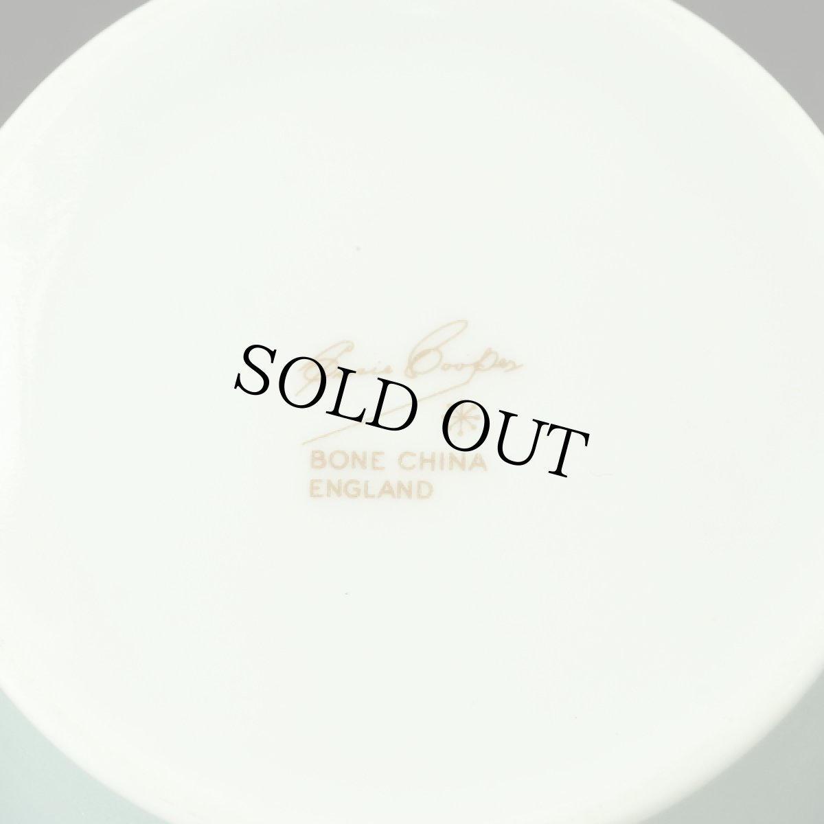 画像13: イギリス スージークーパー 1960年代 フラワーモチーフカップ＆ソーサー ペールブルー (13)