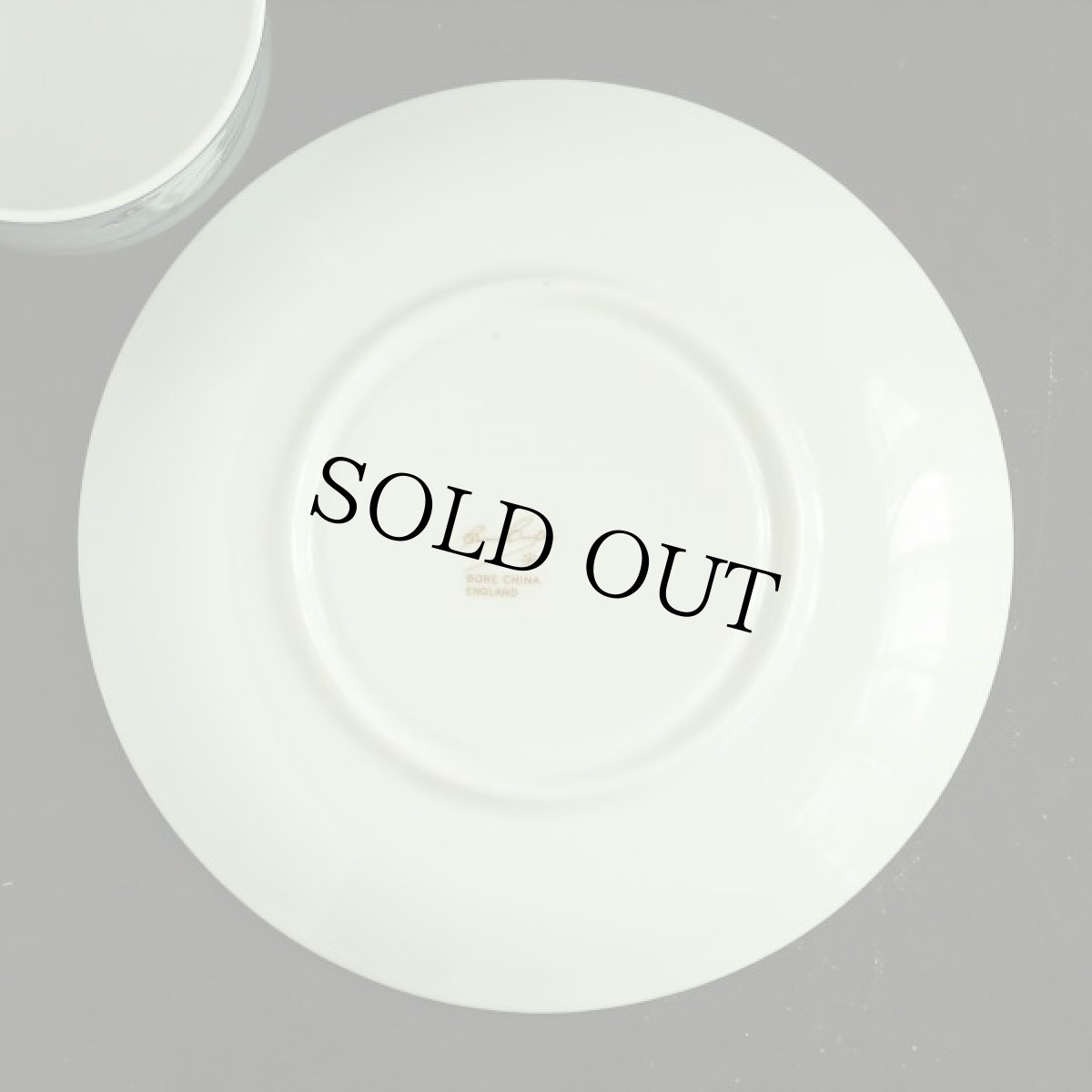 画像7: イギリス スージークーパー 1960年代 フラワーモチーフカップ＆ソーサー ペールブルー (7)