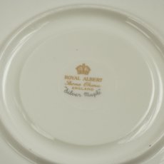 画像14: イギリス ロイヤルアルバート スープカップ＆ソーサー シルバーメープル (14)