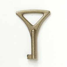画像3: ドイツ アンティークキー トライアングル 小さな小さな鍵 ミニミニ 約3.2cm (3)