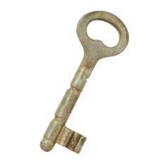 画像1: ドイツ アンティークキー 古い鍵 約7.8cm (1)