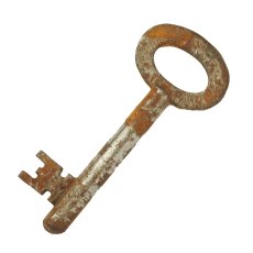 画像2: ドイツ アンティークキー 古い鍵 約7.1cm (2)