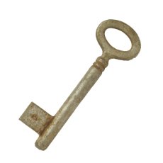 画像2: ドイツ アンティークキー 古い鍵 約8.0cm (2)