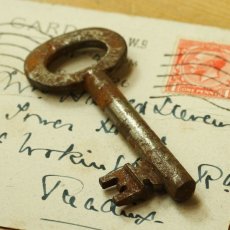 画像3: ドイツ アンティークキー 古い鍵 約7.1cm (3)